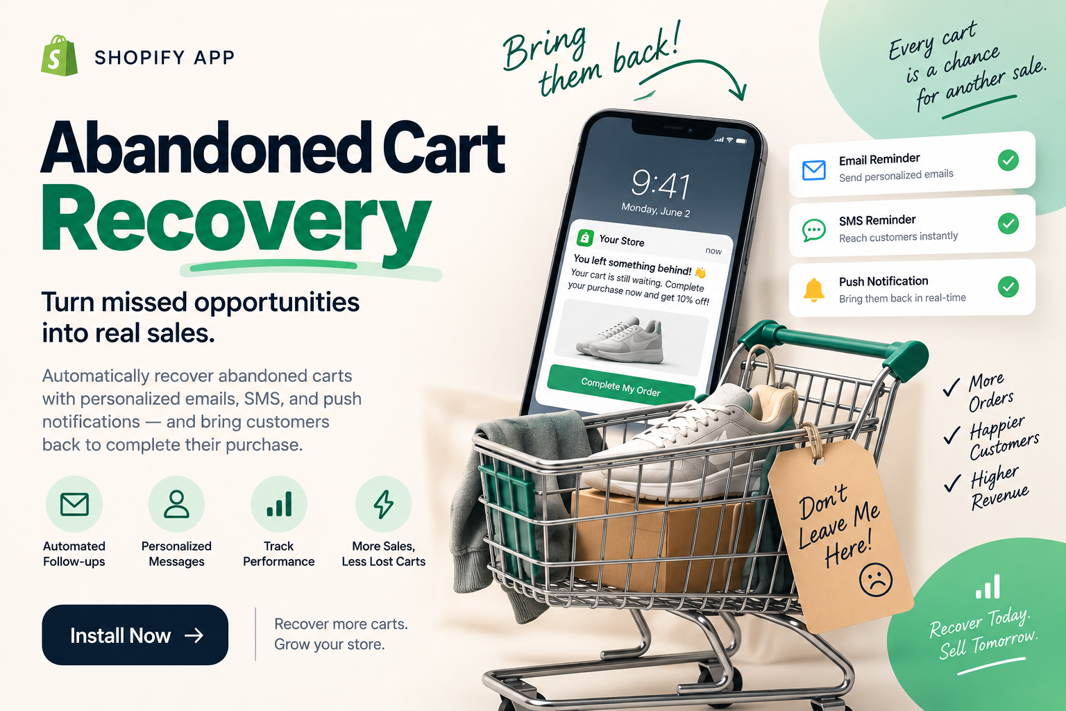 Abandoned Cart Recovery